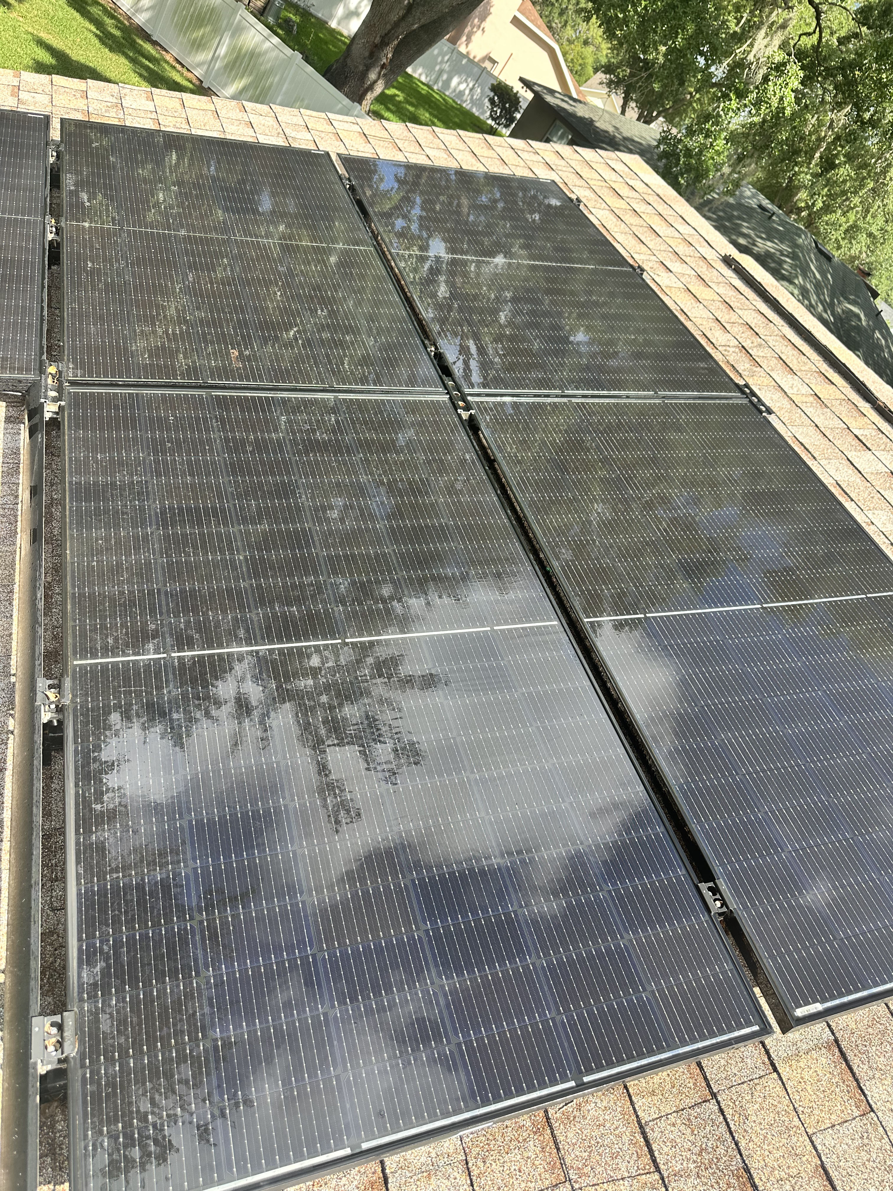 Gallery photos for Dirty Solar Panels Are Costing You Money in Lakeland: Image #1