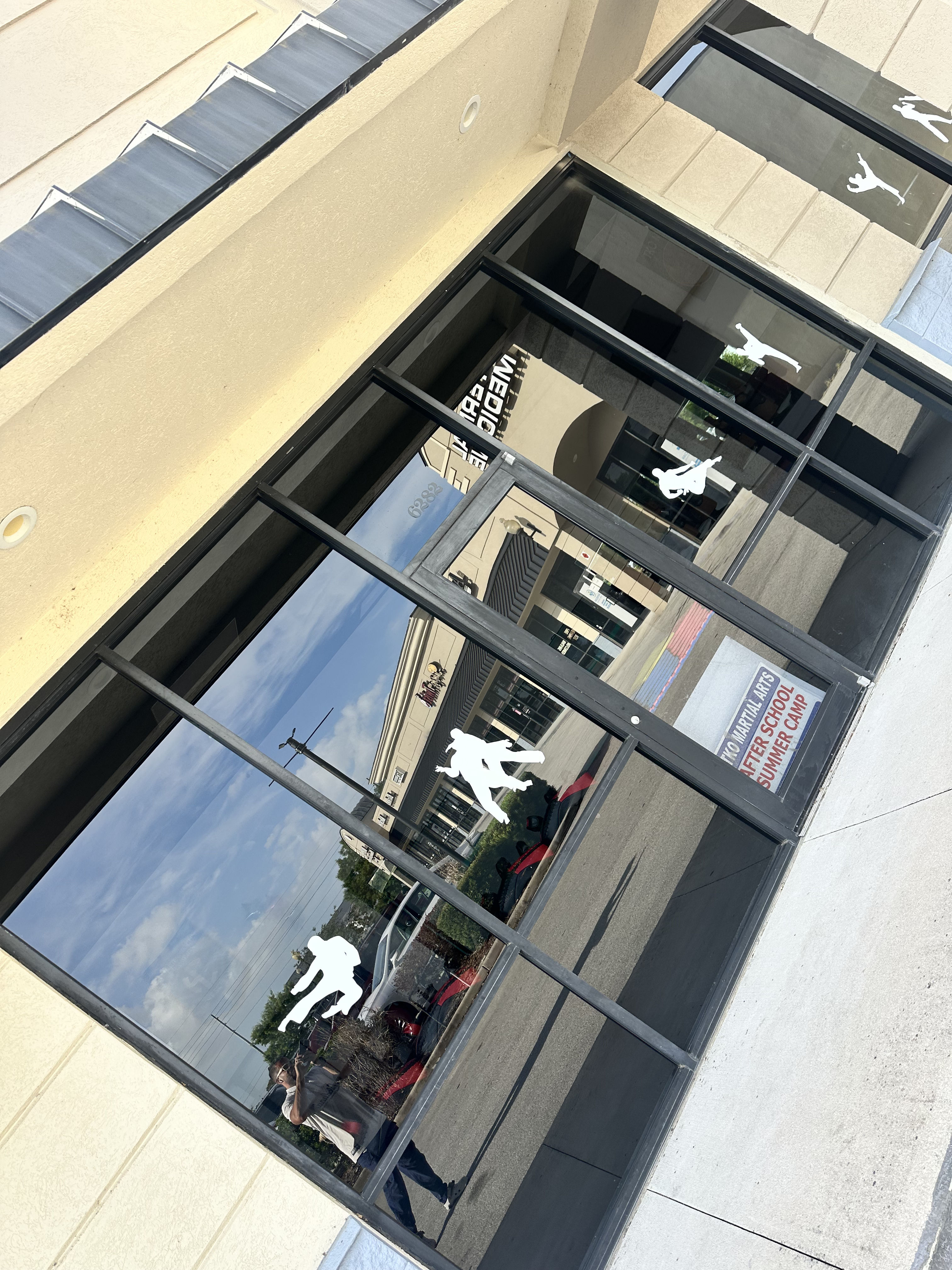 Gallery photos for Storefront Window Cleaning for a Lakeland Martial Arts Studio: Image #1